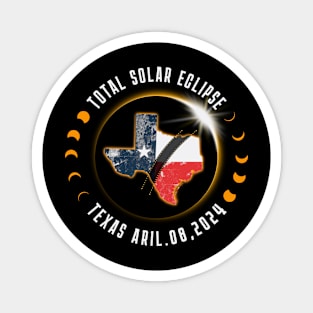 texas solar eclipse Magnet